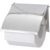 Wenko Toilettenpapierspender Cover 18265100, Metall, Für 1 Kleinrolle, Mit Abdeckung, Silber