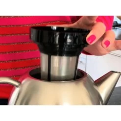 Bredemeijer Tee-Kanne Minuet Santhee, Edelstahl, Doppelwandig, Silber Matt, 1,4 L -Haushaltsprodukte Geschäft 33459f31872929fe0bebdb5534acddc6a915fb88 tee kanne bredemeijer minuet santhee edelstahl