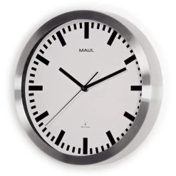 Maul Wanduhr Maulpilot Funkuhr, Ø 30,5 Cm, Aluminium, Silber -Haushaltsprodukte Geschäft 35151e35225b61f229a51a3ef85c9ef70937d704 wanduhr maul maulpilot funkuhr
