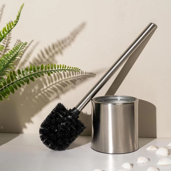 Bremermann WC-Bürste WC-Garnitur, Silber, Bürstenhalter Aus Edelstahl, Inkl. 3 Ersatzköpfe 8 Bremermann WC-Bürste WC-Garnitur, Silber, Bürstenhalter Aus Edelstahl, Inkl. 3 Ersatzköpfe - Image 8