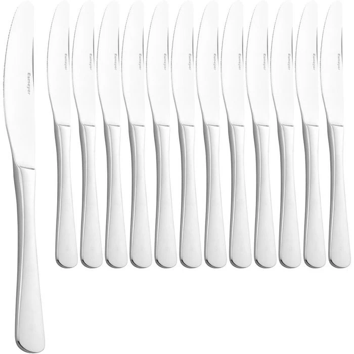 Esmeyer Menümesser Sylvia 156-117, Edelstahl 13/0, Silber Poliert, 12 Stück 1 Esmeyer Menümesser Sylvia 156-117, Edelstahl 13/0, Silber Poliert, 12 Stück