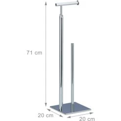 Toilettenpapierspender Relaxdays Metall, 5 Kleinrollen, Separater Rollenhalter -Haushaltsprodukte Geschäft 38eec9ee96ffe17288a04c1ea7332f0e66072101 toilettenpapierspender relaxdays