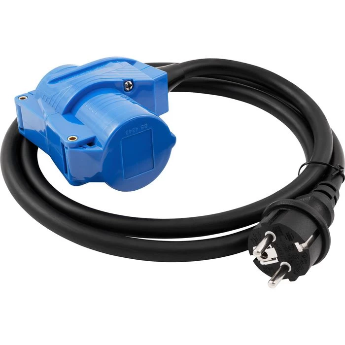 McPower Strom-Verlängerungskabel, 1,5m, CEE 230V 16 A, Caravan, Außen IP44, 2,5 Mm² 1 McPower Strom-Verlängerungskabel, 1,5m, CEE 230V 16 A, Caravan, Außen IP44, 2,5 Mm²