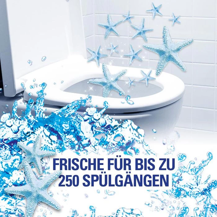 Cillit-Bang WC-Duftspüler 6 In 1 Blauspüler, Ozean Frische, Im Korb, 3 Stück 2 Cillit-Bang WC-Duftspüler 6 In 1 Blauspüler, Ozean Frische, Im Korb, 3 Stück - Image 2