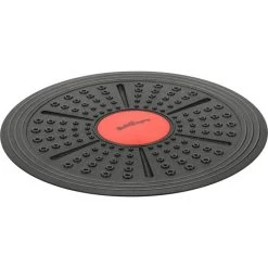Bad-Company Balance-Board Fitness Brett, Ø 41 Cm, Schwarz-rot