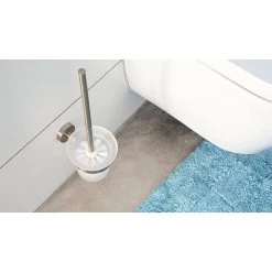 Tesa WC-Bürste Moon, Weiß / Edelstahloptik, Bürstenhalter Aus Glas, Zur Wandmontage -Haushaltsprodukte Geschäft 3f018c31a4a465b2b6d95ae1f6e9a17c0356ddf5 wc buerste tesa moon weiss edelstahloptik