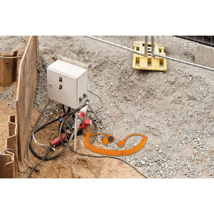 As-Schwabe Strom-Verlängerungskabel Orange 70413, 1 - 5 M, Schutzkontakt, BQ Spiralkabel, Außen IP44 2 As-Schwabe Strom-Verlängerungskabel Orange 70413, 1 - 5 M, Schutzkontakt, BQ Spiralkabel, Außen IP44 - Image 2