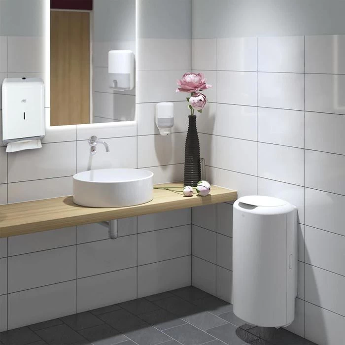 Tork 208140 Metall H3 Weiß Handtuchspender 2 Tork 208140 Metall H3 Weiß Handtuchspender - Image 2