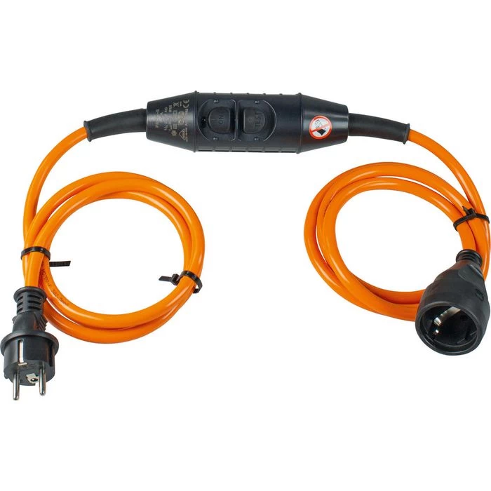 As-Schwabe Strom-Verlängerungskabel 45458, 3m, Schutzkontakt, PRCD-S, Außen IP44 1 As-Schwabe Strom-Verlängerungskabel 45458, 3m, Schutzkontakt, PRCD-S, Außen IP44