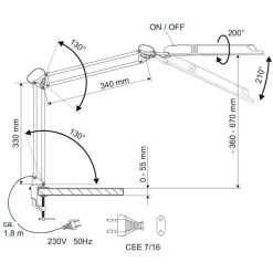 Maul Maulatlantic Schreibtischlampe LED Schwarz -Haushaltsprodukte Geschäft 4120bc8e0a0ebc24ae8d6b68e5902b5bc6bac1fb schreibtischlampe maul maulatlantic led