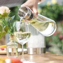 Emsa Karaffe Flow Slim Carafe 515675, Mit Deckel, 1 Liter -Haushaltsprodukte Geschäft 427ae462166dcbc4812e8107d6cceef42c3b5aa3 karaffe emsa flow slim carafe 515675