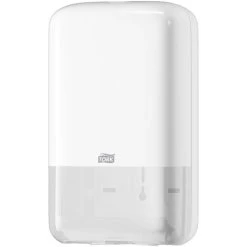 Tork Toilettenpapierspender Elevation, 556000, T3, Kunststoff, Zur Einzelblattentnahme, Weiß