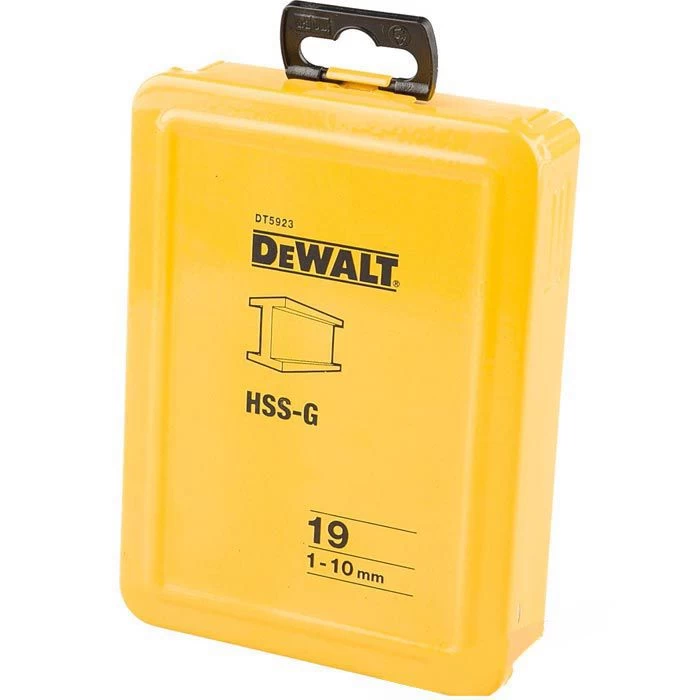 DeWalt Bohrer DT5923, 19-teiliges Set, HSS-G DIN 338, Metallbohrer 2 DeWalt Bohrer DT5923, 19-teiliges Set, HSS-G DIN 338, Metallbohrer - Image 2