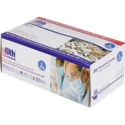 Ulith Einmalhandschuhe Nitril Typ 40, Puderfrei, Blau, 200 Stück, Größe L -Haushaltsprodukte Geschäft 451140a2e739a2bd4ec412b81cc59ddeaaaaca74 einmalhandschuhe ulith nitril typ 40 puderfrei