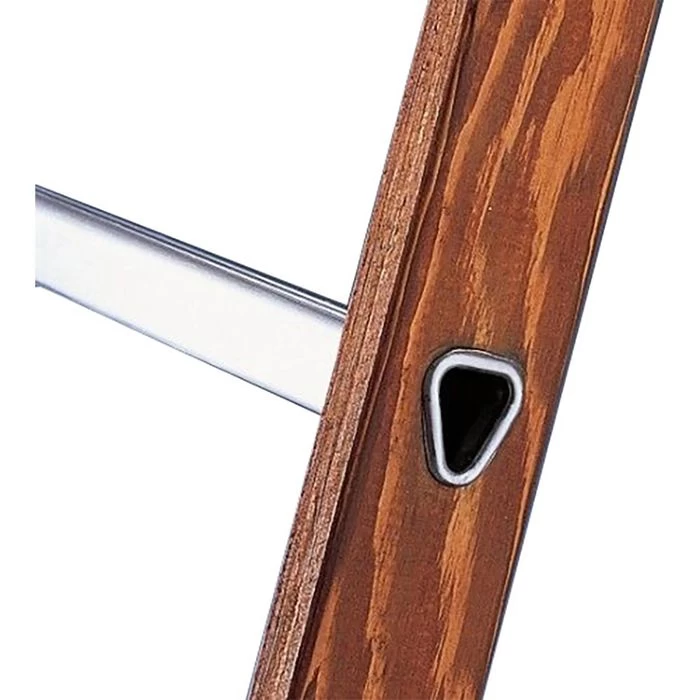 Layher Stehleiter 1028, Aus Holz Mit 2 X 12 Sprossen Aus Aluminium 2 Layher Stehleiter 1028, Aus Holz Mit 2 X 12 Sprossen Aus Aluminium - Image 2