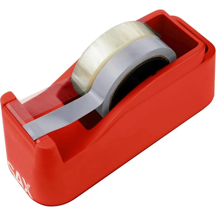 Sax Klebefilmabroller Tape It Easy 0-729-01, Rot, Tischabroller Für Kleberollen 50mm X 66m 2 Sax Klebefilmabroller Tape It Easy 0-729-01, Rot, Tischabroller Für Kleberollen 50mm X 66m - Image 2