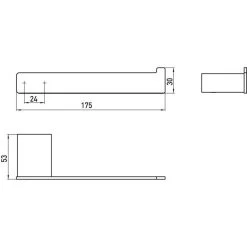 Emco Toilettenpapierspender Loft, Rechts Offen, Reservepapierhalter Aluminium 1 Kleinrolle Schwarz -Haushaltsprodukte Geschäft 484fdc22e02ad93cfc7237758d9ae617795bfc45 toilettenpapierspender emco loft rechts offen