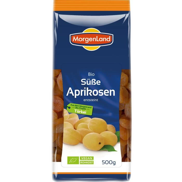 Morgenland Trockenfrüchte Süße Aprikosen, BIO, 500g 1 Morgenland Trockenfrüchte Süße Aprikosen, BIO, 500g