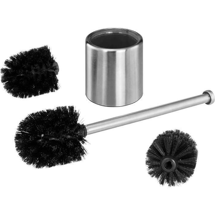 Bremermann WC-Bürste WC-Garnitur, Silber, Bürstenhalter Aus Edelstahl, Inkl. 3 Ersatzköpfe 3 Bremermann WC-Bürste WC-Garnitur, Silber, Bürstenhalter Aus Edelstahl, Inkl. 3 Ersatzköpfe - Image 3