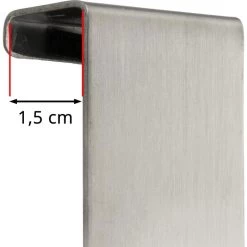 Böttcher-AG Kleiderhaken Für Die Tür, Edelstahl, Silber, 2 Haken, 4 Stück -Haushaltsprodukte Geschäft 4d273a08a5363288c39a9bcf8754efa22671acd7 kleiderhaken boettcher ag fuer die tuer