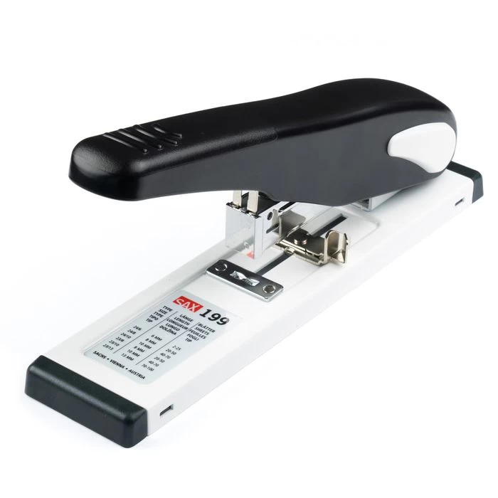 SAX Heftgerät Design 199, 0-199-19, Blockhefter, Heftleistung 100 Blatt, Schwarz 3 SAX Heftgerät Design 199, 0-199-19, Blockhefter, Heftleistung 100 Blatt, Schwarz - Image 3