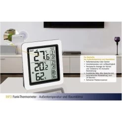 TFA Thermometer Info 30.3065.02 Innen/außen, Digital, Mit Hygrometer, Inkl. Funk-Sensor -Haushaltsprodukte Geschäft 4e80ff9465964413cdda9c61ff63ab829845c3fd thermo hygrometer tfa 30.3065.02 info funk