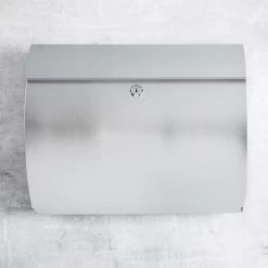 Böttcher-AG Briefkasten Silber, Aus Edelstahl, 30,4x38x13,3cm, Mit Zeitungsfach -Haushaltsprodukte Geschäft 50646bfd36e39f57145700b95582f81bb1bdf413 briefkasten boettcher ag silber