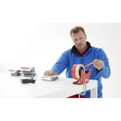 Tesa Klebefilmabroller 6012, Rot / Blau, Tischabroller Für 2 Kleberollen 25mm X 66m -Haushaltsprodukte Geschäft 509cf8c1d19ef03e608eda04836b72236750829b klebefilmabroller tesa 6012 rot blau