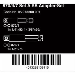Wera Stecknuss-Adapter 05073200001, Set, Sechskant Zu Vierkant, 3-teilig -Haushaltsprodukte Geschäft 5195d1f8d9d7915c3725083c664eecabb10b3623 stecknuss adapter wera 05073200001 set