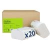 GreenHygiene Papierhandtücher Ingeborg, 2-lagig, Interfold-Falz, 24 X 21 Cm, Weiß, 3000 Stück