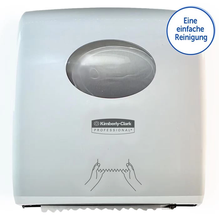 Kimberly Clark Kimberly-Clark Handtuchspender Aquarius Slimroll, 7955, Kunststoff, Für Rollenhandtücher, Weiß 4 Kimberly Clark Kimberly-Clark Handtuchspender Aquarius Slimroll, 7955, Kunststoff, Für Rollenhandtücher, Weiß - Image 4