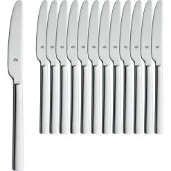 BSF Menümesser Cult 02172-804, Edelstahl, Monoblock, Silber Poliert, Set 12 Stück