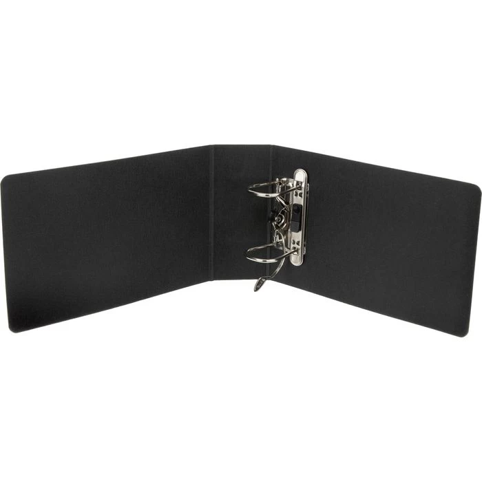 Leitz 1076-00-00 Ordner, A5 Quer, Breit, Hartpappe, Schwarz 2 Leitz 1076-00-00 Ordner, A5 Quer, Breit, Hartpappe, Schwarz - Image 2