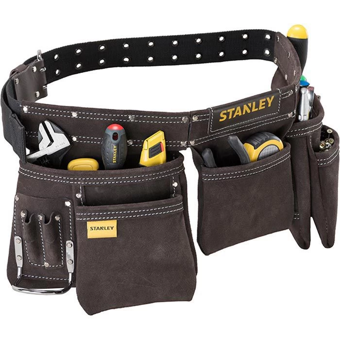 Stanley Werkzeug-Gürteltasche STST1-80113, Werkzeugschürze, Aus Hochwertigem Büffelleder 4 Stanley Werkzeug-Gürteltasche STST1-80113, Werkzeugschürze, Aus Hochwertigem Büffelleder - Image 4