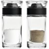 Leonardo Salz-und-Pfefferstreuer Cucina 037715, Set, Aus Glas / Kunststoff, Transparent