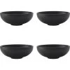 Maxwell & Williams Maxwell&Williams Müslischale Caviar Black AX0079, Premium-Keramik, Schwarz, 15,5cm, Set, 4 Stück