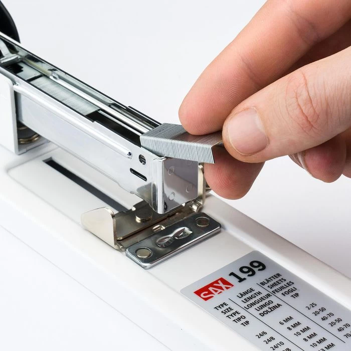 SAX Heftgerät Design 199, 0-199-19, Blockhefter, Heftleistung 100 Blatt, Schwarz 2 SAX Heftgerät Design 199, 0-199-19, Blockhefter, Heftleistung 100 Blatt, Schwarz - Image 2