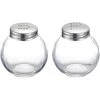 Westmark Salz-und-Pfefferstreuer Roma 65462270, Set, Aus Glas / Edelstahl, Transparent