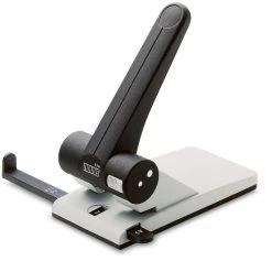 Novus Locher B 265, 025-0266, Schwarz/grau, Registraturlocher, Stanzleistung Ca. 65 Blatt
