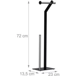 Toilettenpapierspender Relaxdays 4 Kleinrollen, Separater Rollenhalter, Schwarz 9 Toilettenpapierspender Relaxdays 4 Kleinrollen, Separater Rollenhalter, Schwarz -Haushaltsprodukte Geschäft 6079cceca2a7db648b71c83967e8f3a5b6846d29 toilettenpapierspender relaxdays