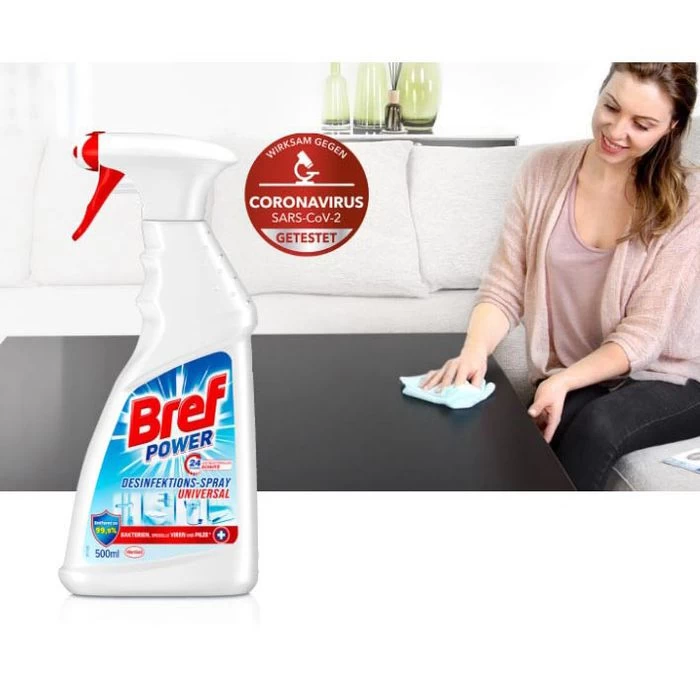 Bref Hygienereiniger Power Desinfektionsspray, Pumpspray, Desinfiziert, 500ml 4 Bref Hygienereiniger Power Desinfektionsspray, Pumpspray, Desinfiziert, 500ml - Image 4