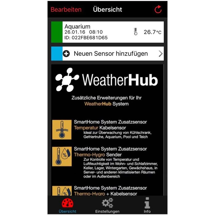 TFA Weatherhub-Set 31.4002.02, Inkl. Thermometer Mit Kabelfühler, Gateway 4 TFA Weatherhub-Set 31.4002.02, Inkl. Thermometer Mit Kabelfühler, Gateway - Image 4