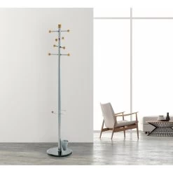 Alco Garderobenständer 2807, Mit 8 Haken, Metall, Silber 7 Alco Garderobenständer 2807, Mit 8 Haken, Metall, Silber -Haushaltsprodukte Geschäft 6264df51e184ca4ae00f3d82749e6ad9a16d48ec garderobenstaender alco 2807