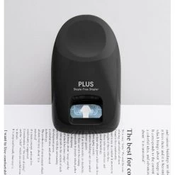 Plus-Japan Heftgerät SL-112A, 31236, Heftleistung 10 Blatt, Klammerlos, Schwarz -Haushaltsprodukte Geschäft 64e27f3d54a663175f7cad8c5311c6458cdab841 heftgeraet plus japan sl 112a 31236