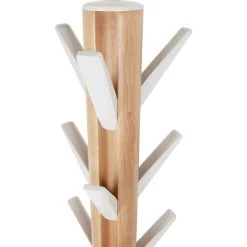 Umbra Garderobenständer Flapper, 320361-668, Mit 9 Klappbaren Haken, Holz, Natur / Weiß -Haushaltsprodukte Geschäft 65cd2adf6818967de7911e035469287efdc57423 garderobenstaender umbra flapper 320361 668
