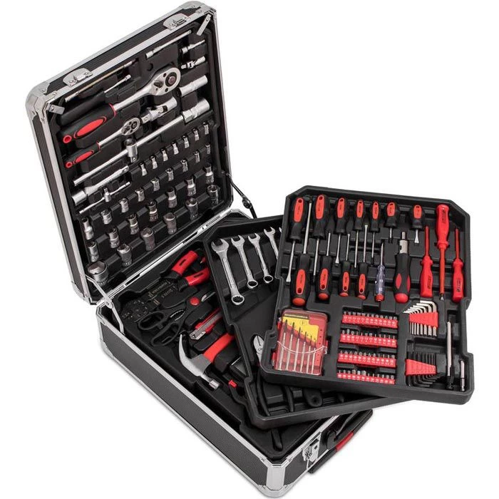 Tresko Werkzeugkoffer WZKF13, 949-teilig, Im Aluminium Klapptrolley 2 Tresko Werkzeugkoffer WZKF13, 949-teilig, Im Aluminium Klapptrolley - Image 2