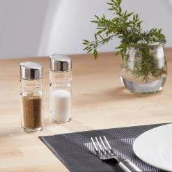 Westmark Salz-und-Pfefferstreuer Wien 65022260, Set Mit Menage, Aus Glas / Edelstahl, Transparent -Haushaltsprodukte Geschäft 6602e5062b45dbf259b8e8133ac6b7c0401116ed salz und pfefferstreuer westmark wien 65022260