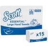 Kimberly-Clark Papierhandtücher Scott Xtra, 6669, 1-lagig, Interfold-Falz, 31,5 X 20cm, 3600 Stück