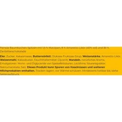 Kuchenmeister Baumkuchen Baumkuchenspitzen, Amaretto In Zartbitterschokolade, 125g 6 Kuchenmeister Baumkuchen Baumkuchenspitzen, Amaretto In Zartbitterschokolade, 125g -Haushaltsprodukte Geschäft 688efdb2672fe3e493b40ebc369824470c397c4a baumkuchen kuchenmeister baumkuchenspitzen