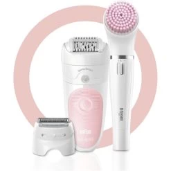 Braun Epilierer Silk-epil 5 Beauty-Set 5-895, 6in1, Mit 5 Extras, Wet&Dry, Weiß/rosa, Braun FaceSpa -Haushaltsprodukte Geschäft 68f344c6a5289fb26554eb36ee74dea3503a8403 epilierer braun silk epil 5 beauty set 5 895 6in1